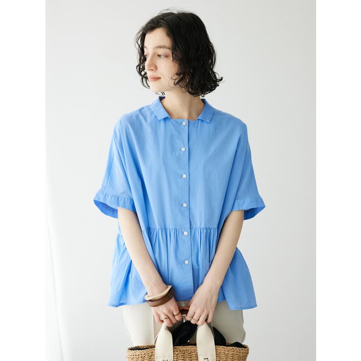 ペプラムブラウス[品番：EHEW0039883]｜CRAFT STANDARD BOUTIQUE