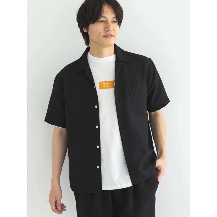 新品未使用 Theory オープンカラー リネンシャツ WELDON 黒 新品未使用 Theory オープンカラー リネンシャツ WELDON 黒