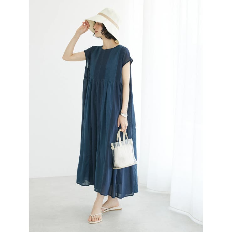 店舗限定】インドコットン パッチワークワンピース[品番：EHEW0040328