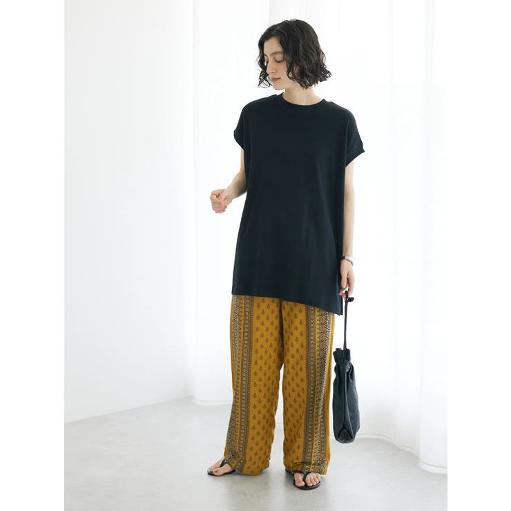 Katie チェリー柄 カジュアルパンツ 新品 Katie チェリー柄 カジュアルパンツ 新品 Katie チェリー柄