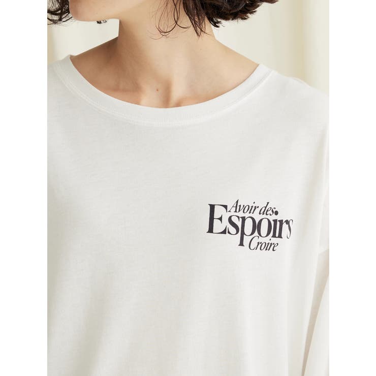 Espoirs ロゴロンTEE 品番 EHEW0040995 CRAFT STANDARD BOUTIQUE クラフト スタンダード ブティック レディース
