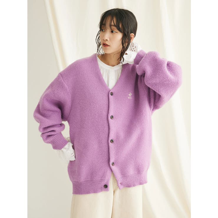 別注】BHPC モヘヤタッチニットカーディガン[品番：EHEW0041759