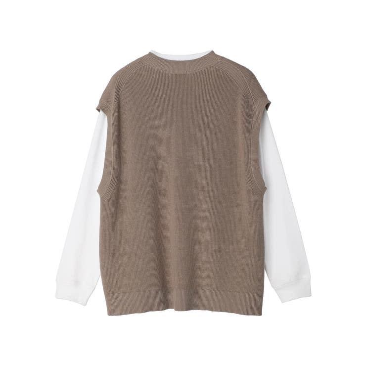 【値下げ】TANGRAM×clubhouse中綿ベスト ベージュ L 値下げ】TANGRAM×clubhouse中綿ベスト ベージュ L