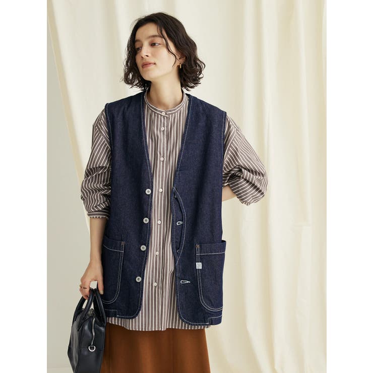 デニムワークベスト[品番：EHEW0040998]｜CRAFT STANDARD BOUTIQUE