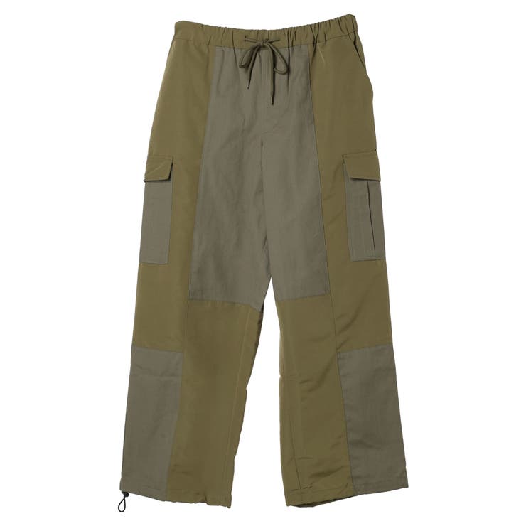 ROUGH TRADE パッチワーク風カーゴパンツ[品番：EHEW0042259