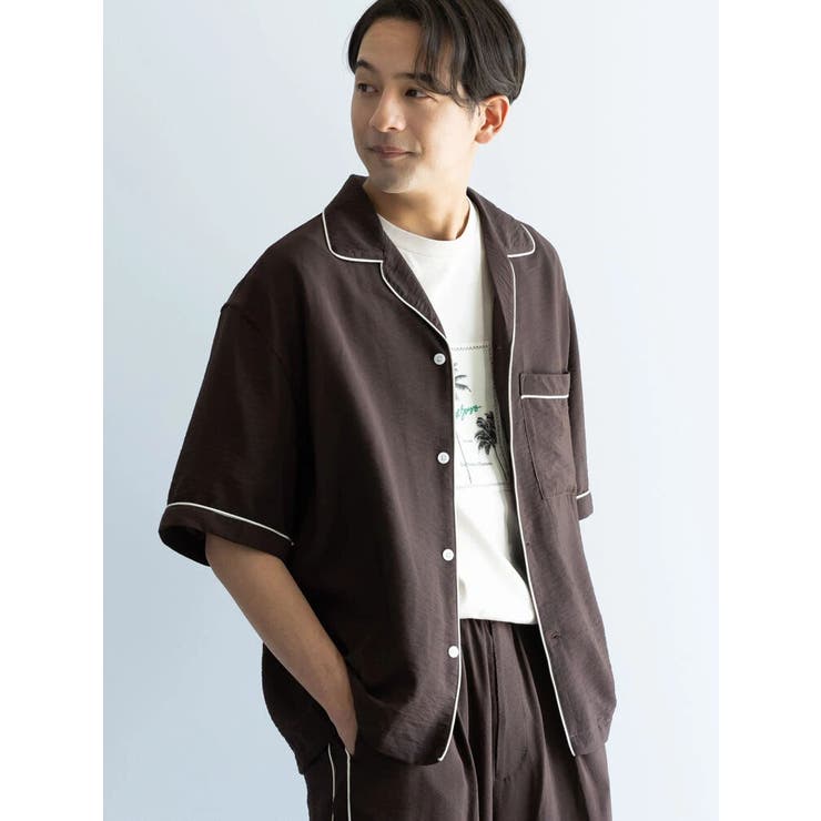レーヨントロミハーフスリーブシャツ | CRAFT STANDARD BOUTIQUE | 詳細画像1 