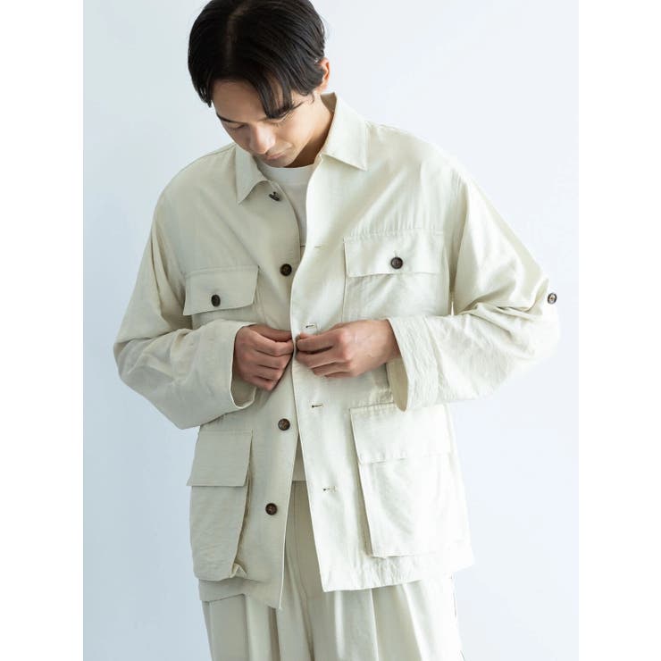 レーヨントロミサファリシャツ | CRAFT STANDARD BOUTIQUE | 詳細画像3 