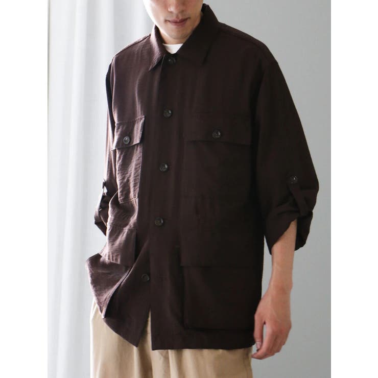 レーヨントロミサファリシャツ | CRAFT STANDARD BOUTIQUE | 詳細画像17 