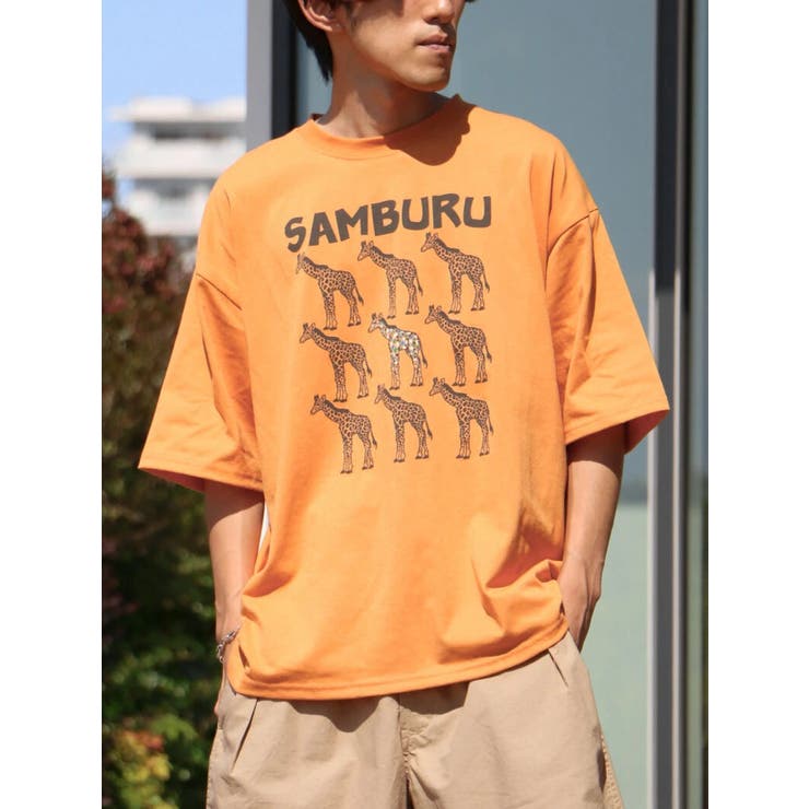 オレンジ | アニマルプリントTEE | CRAFT STANDARD BOUTIQUE