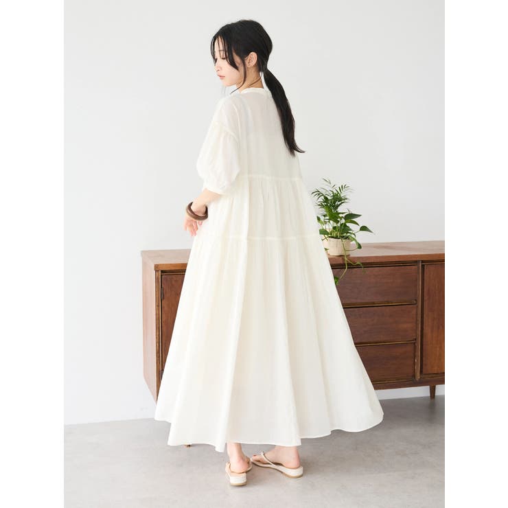 インドパネルティアードワンピース38 チュールティアードワンピース / GRACE CONTINENTAL | GRACE