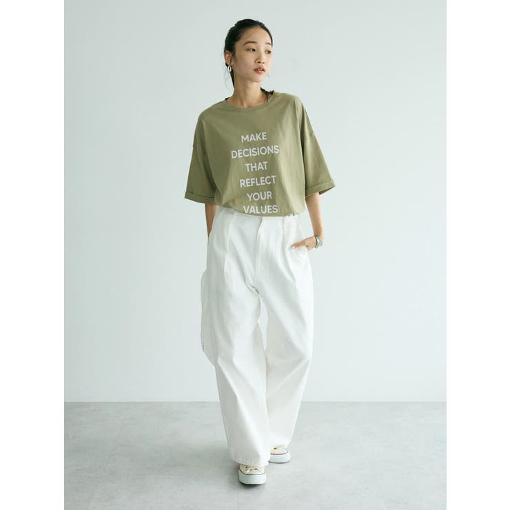 シルケット天竺ビッグシルエットロゴプリントTee | CRAFT STANDARD BOUTIQUE | 詳細画像22 