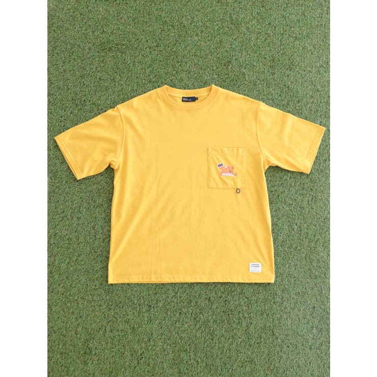 tシャツ 刺繍ポケットTシャツ レディース 刺繍ロゴポケットTシャツ※一部店舗のみ入荷