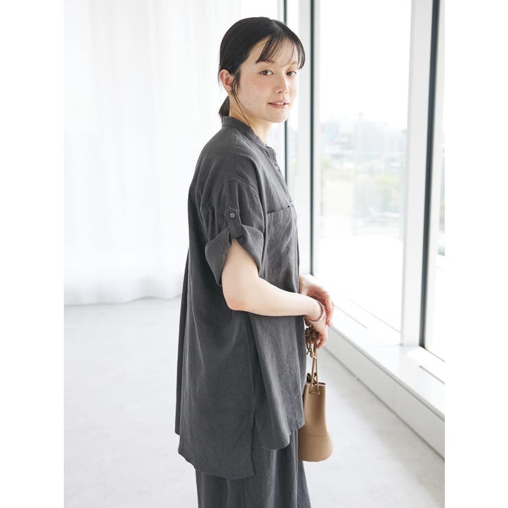 【キナリノ別注】リネンレーヨンWポケットシャツ | CRAFT STANDARD BOUTIQUE | 詳細画像10 