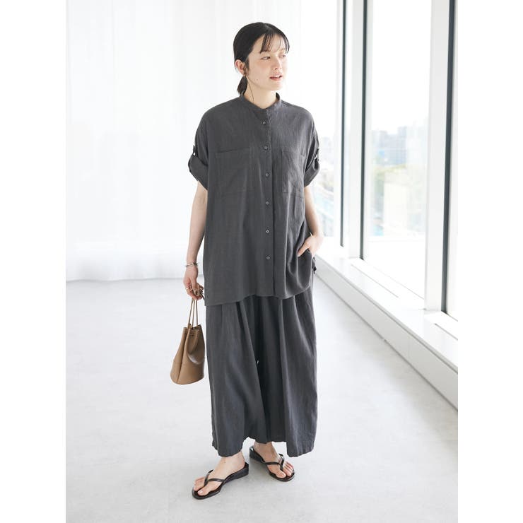 【キナリノ別注】リネンレーヨンWポケットシャツ | CRAFT STANDARD BOUTIQUE | 詳細画像13 