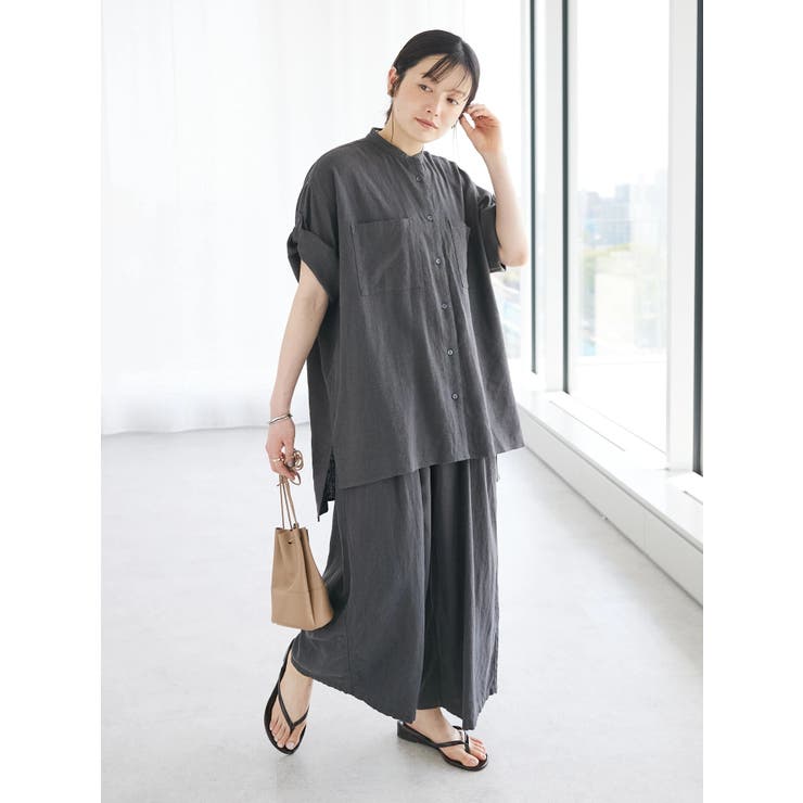 【キナリノ別注】リネンレーヨンWポケットシャツ | CRAFT STANDARD BOUTIQUE | 詳細画像14 