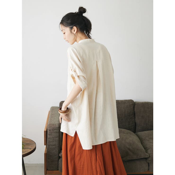 【キナリノ別注】リネンレーヨンWポケットシャツ | CRAFT STANDARD BOUTIQUE | 詳細画像20 
