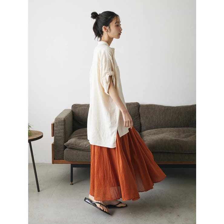 【キナリノ別注】リネンレーヨンWポケットシャツ | CRAFT STANDARD BOUTIQUE | 詳細画像23 