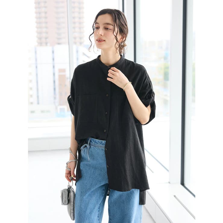 【キナリノ別注】リネンレーヨンWポケットシャツ | CRAFT STANDARD BOUTIQUE | 詳細画像25 