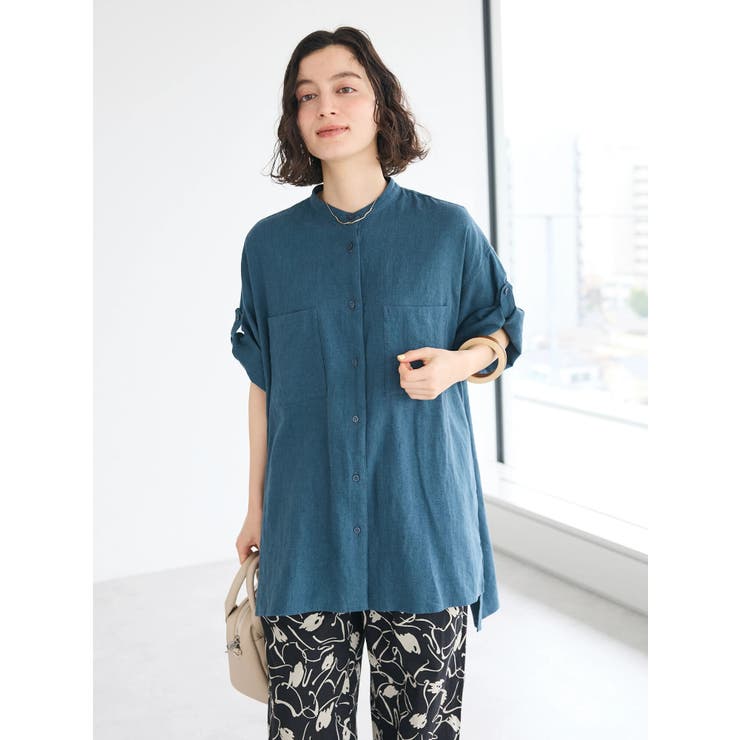 【キナリノ別注】リネンレーヨンWポケットシャツ | CRAFT STANDARD BOUTIQUE | 詳細画像31 