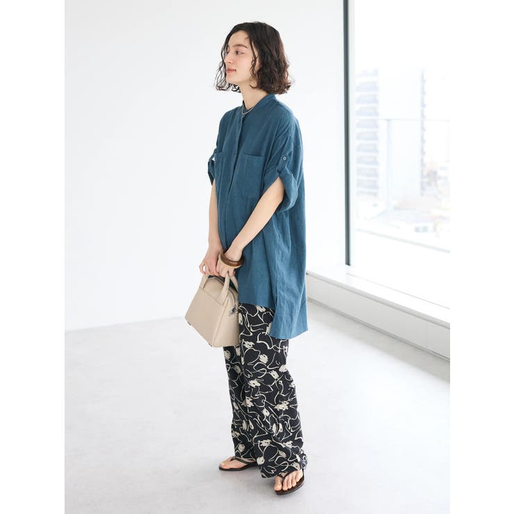 【キナリノ別注】リネンレーヨンWポケットシャツ | CRAFT STANDARD BOUTIQUE | 詳細画像35 