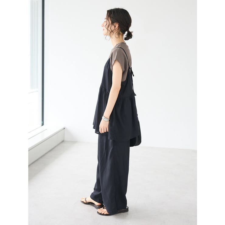 お揃いカルムチュニック　❀ハンドメイド セール50％OFF】小花柄スモッキングチュニック×ブルマー上下