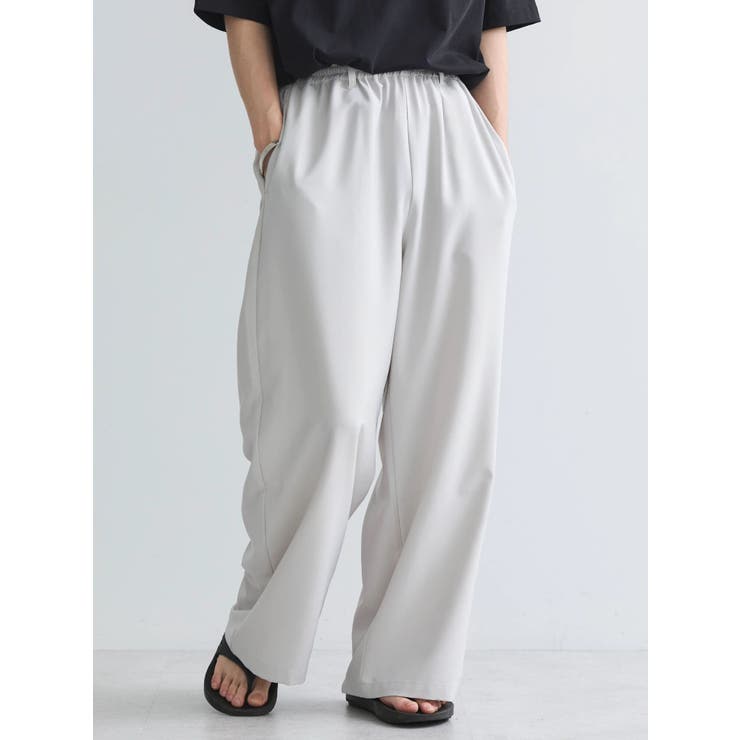 アイボリー | 接触冷感/抗菌防臭/イージーケア /ワイドパンツ | CRAFT STANDARD BOUTIQUE