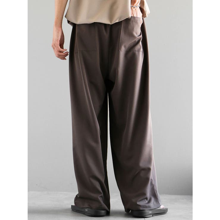 接触冷感/抗菌防臭/イージーケア /ワイドパンツ | CRAFT STANDARD BOUTIQUE | 詳細画像10 