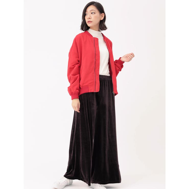 ベロアワイドパンツ | koe | 詳細画像2
