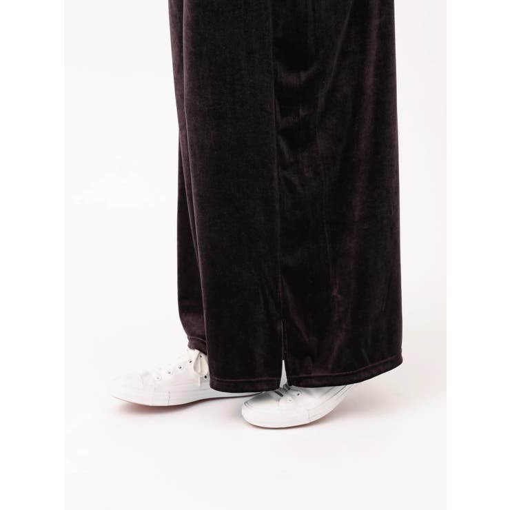 ベロアワイドパンツ | koe | 詳細画像5