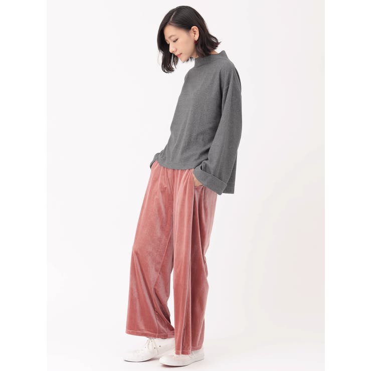 ベロアワイドパンツ | koe | 詳細画像12