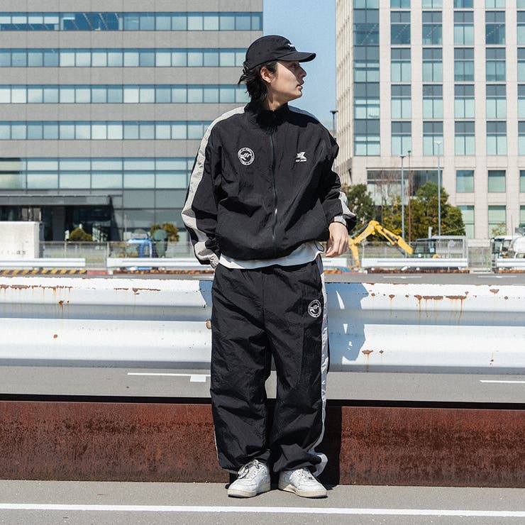 kutir】ナイロントラックジャケット【セットアップ着用可能 kutir】ナイロントラックジャケット【セットアップ着用可能