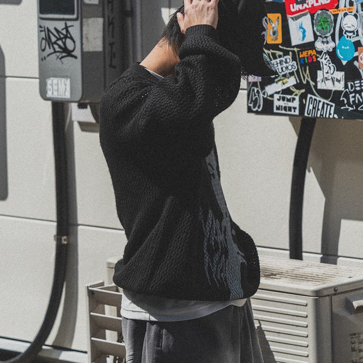 MILKBOY ミルクボーイ　フィッシュネットセーター　パンクロック MILKBOY ミルクボーイ フィッシュネットセーター パンクロック