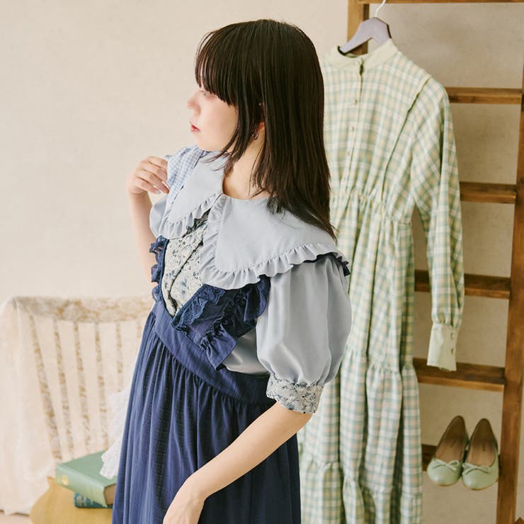 Amazon.co.jp: 【Sanjucos】 クラシカル レトロ ロリータ 長袖
