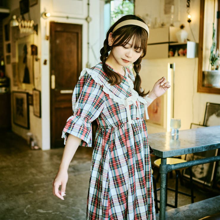 みゆてん 白メイド服 Mリボンタイ付きクラシカルアイボリーワンピース 単品 みゆてん様専用 白メイド服 Mリボンタイ付きクラシカル