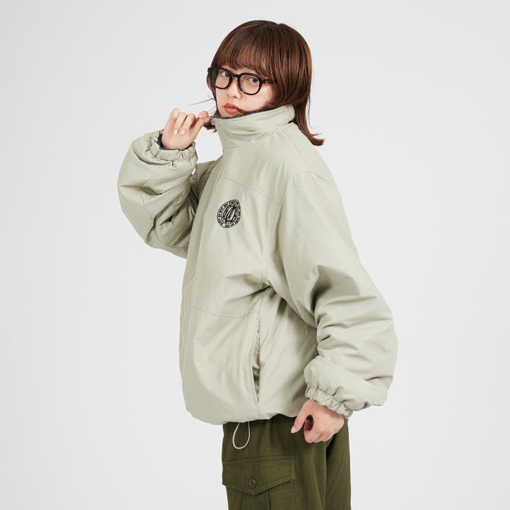 kutir】2wayリバーシブルナイロンボアブルゾン[品番