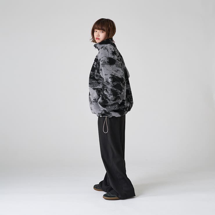 kutir リバーシブル ブラック×ベージュ サイズM kutir リバーシブル ブラック×ベージュ サイズM kutir ブルゾン