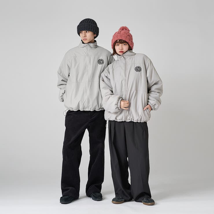 kutir】2wayリバーシブルナイロンボアブルゾン[品番