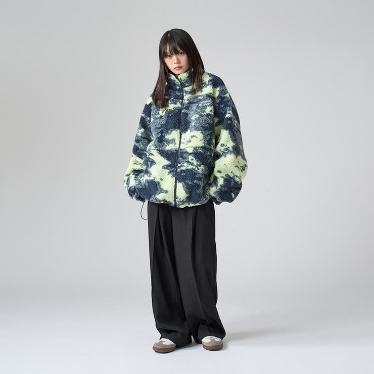 kutir 2wayリバーシブルナイロンボアブルゾン　完売品 kutir ブルゾン アウター 2wayリバーシブルナイロンボアブルゾン