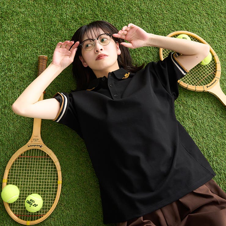 Adoon plain】ステッチピスネームポロシャツ[品番：KTRW0030153
