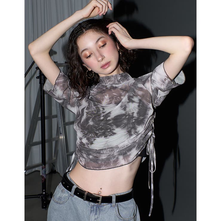 Adoon plain Ladies】ドロストシアートップス[品番：KTRW0030168