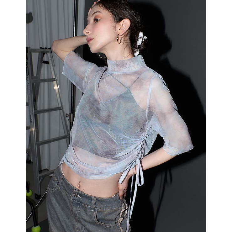 Adoon plain Ladies】ドロストシアートップス[品番：KTRW0030168