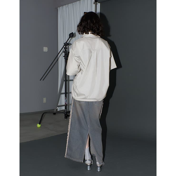 Adoon plain Ladies】2wayギャザーシャツ/SS[品番：KTRW0030271