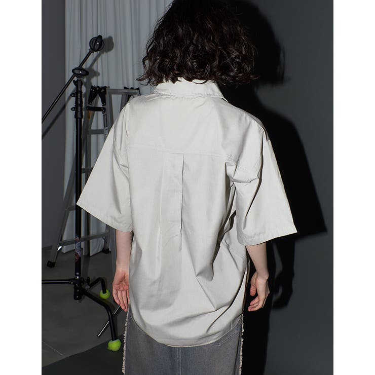 Adoon plain Ladies】2wayギャザーシャツ/SS[品番：KTRW0030271