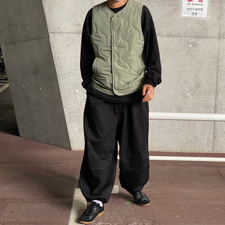 DRAW CORD DOUBLEZIP NYLON BEST/ドローコードダブルジップ