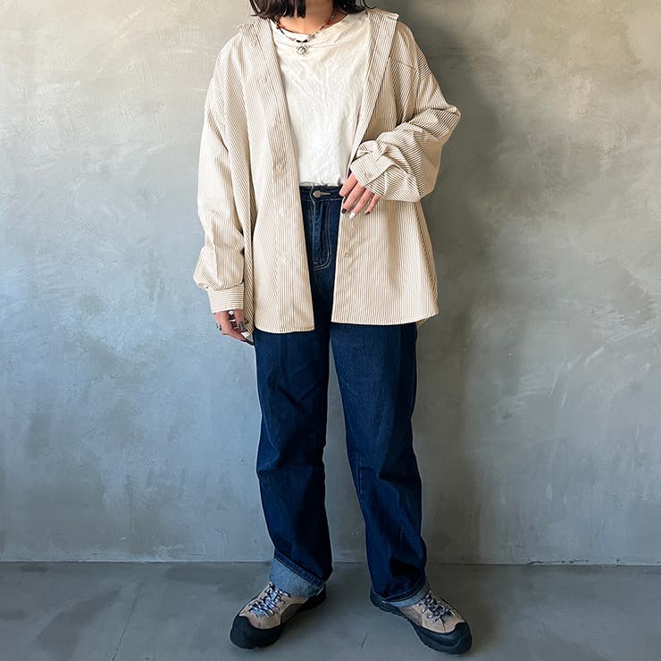 kutir】ストライプシャツ[品番：KTRW0025499]｜kutir