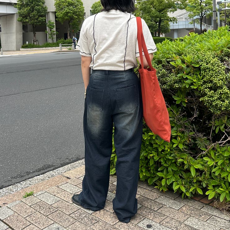 Tack denim pants | aluna
