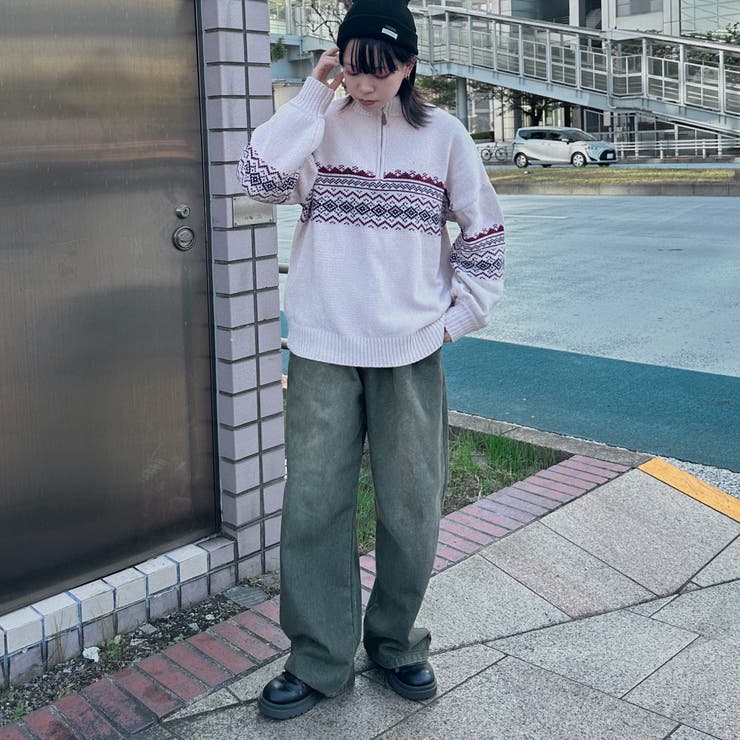 kutir】【XS~Lサイズあり】タックワイドデニムパンツ[品番