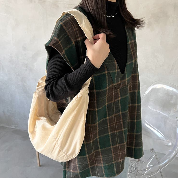 ショルダーバッグ バッグ ナイロンドローコードスクエアBAG - バッグ