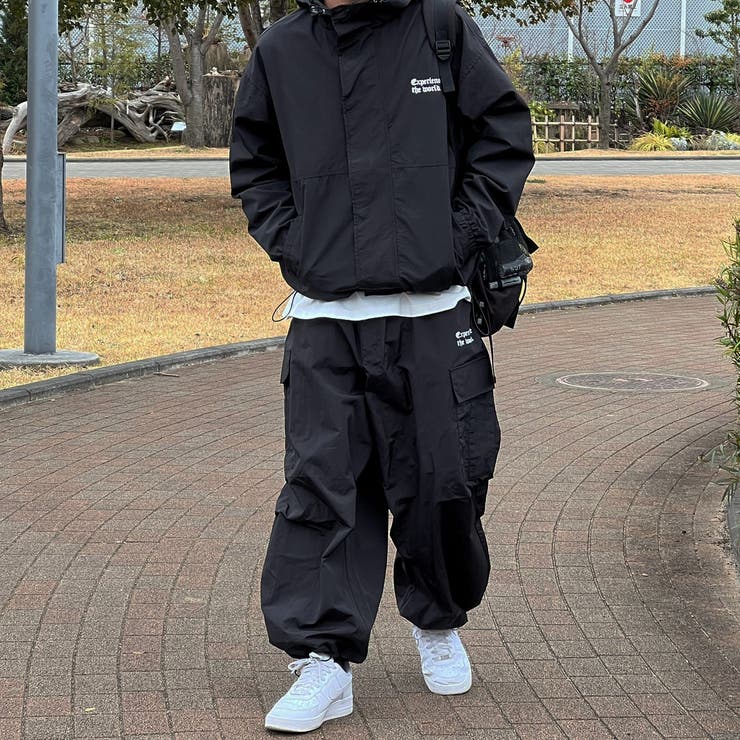 新品　kutir セットアップ　ブラック　オーバーサイズ  ジャケット　パンツ
