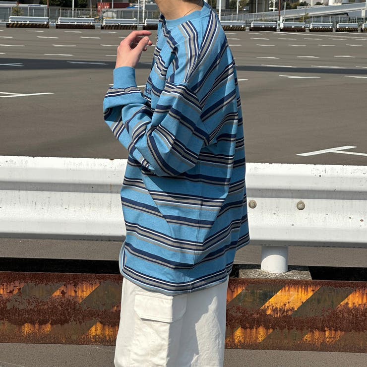 【kutir】オーバーサイズマルチボーダーロンT[品番：KTRW0026130]｜kutir（クティール）のメンズファッション通販｜SHOPLIST（ショップリスト）